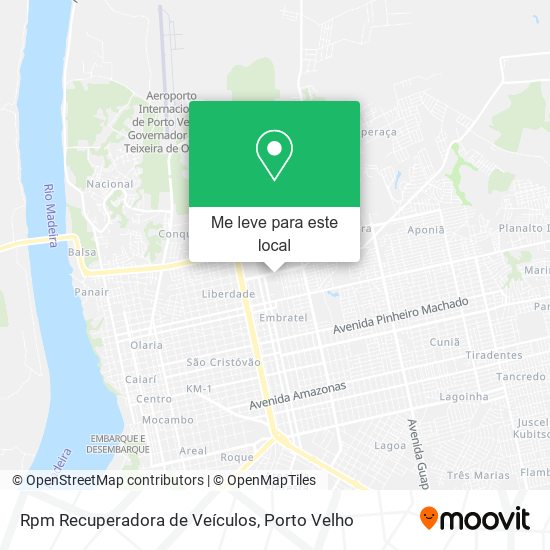 Rpm Recuperadora de Veículos mapa