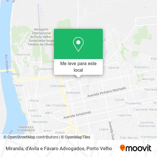 Miranda, d'Avila e Fávaro Advogados mapa