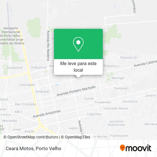 Ceará Motos mapa