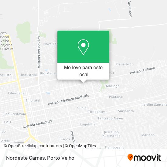 Nordeste Carnes mapa