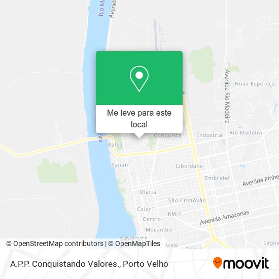 A.P.P. Conquistando Valores. mapa