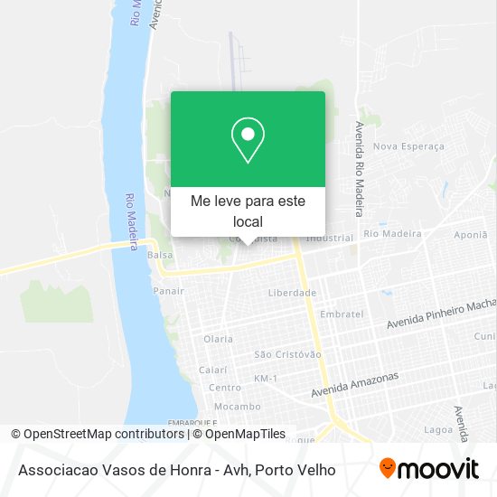 Associacao Vasos de Honra - Avh mapa