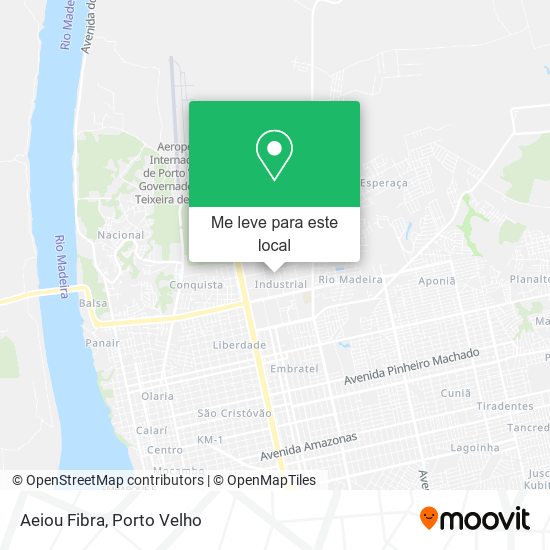 Aeiou Fibra mapa
