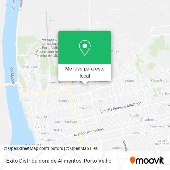 Exito Distribuidora de Alimentos mapa