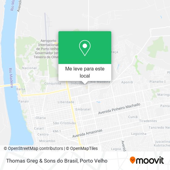 Thomas Greg & Sons do Brasil mapa