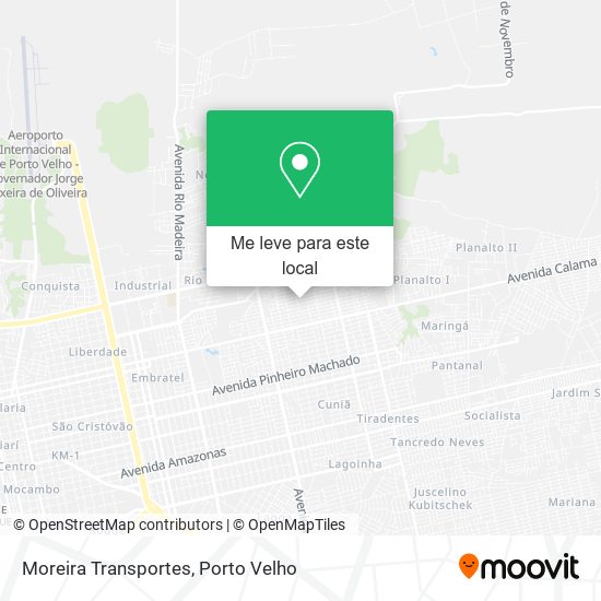 Moreira Transportes mapa