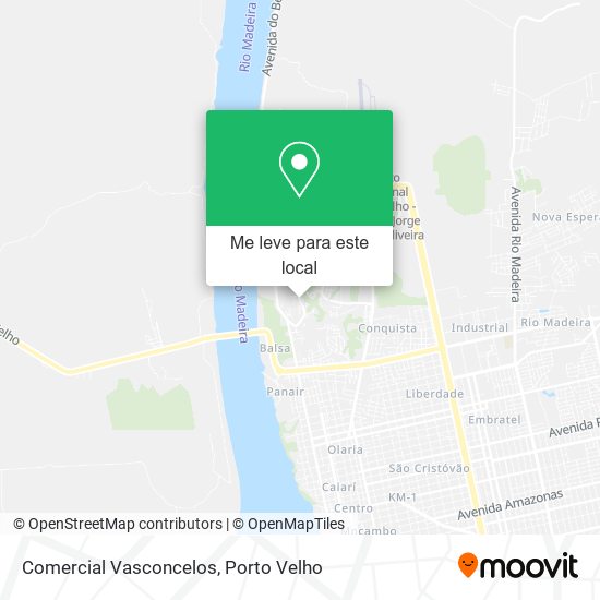 Comercial Vasconcelos mapa