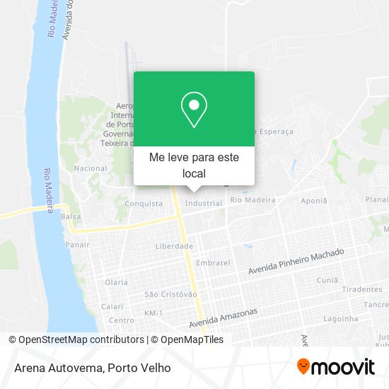 Arena Autovema mapa