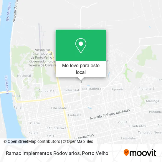 Ramac Implementos Rodoviarios mapa