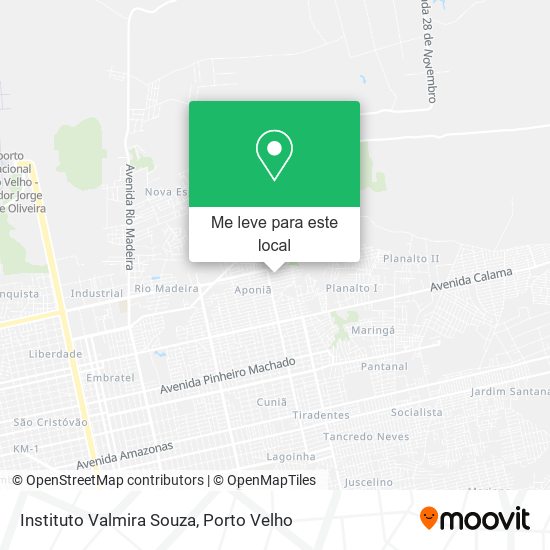 Instituto Valmira Souza mapa