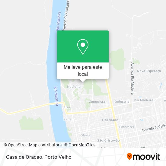 Casa de Oracao mapa