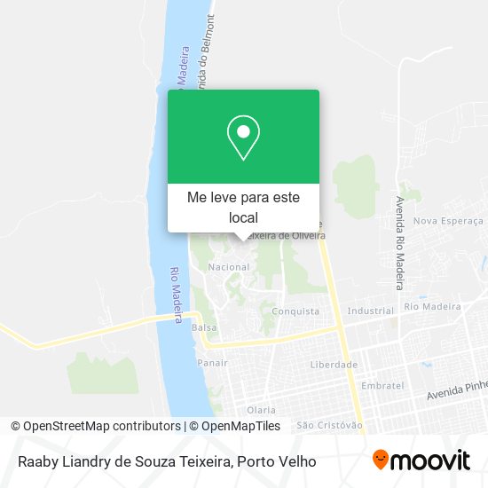 Raaby Liandry de Souza Teixeira mapa