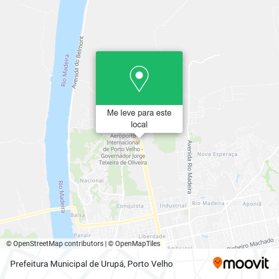 Prefeitura Municipal de Urupá mapa