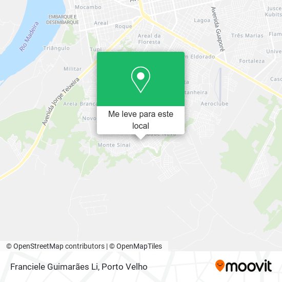 Franciele Guimarães Li mapa