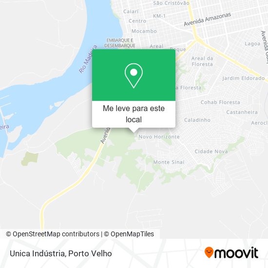 Unica Indústria mapa