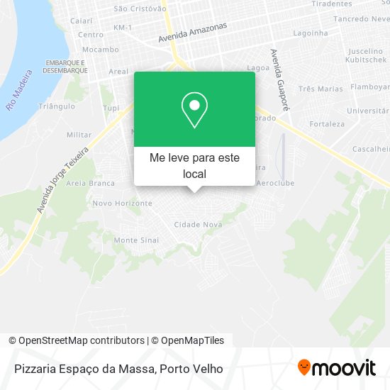 Pizzaria Espaço da Massa mapa