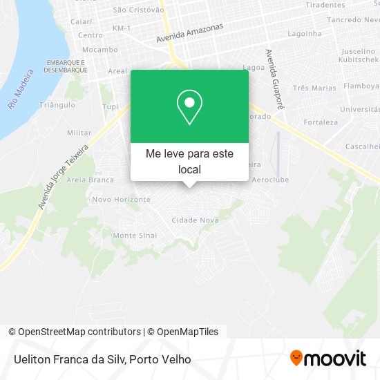 Ueliton Franca da Silv mapa