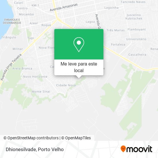 Dhionesilvade mapa