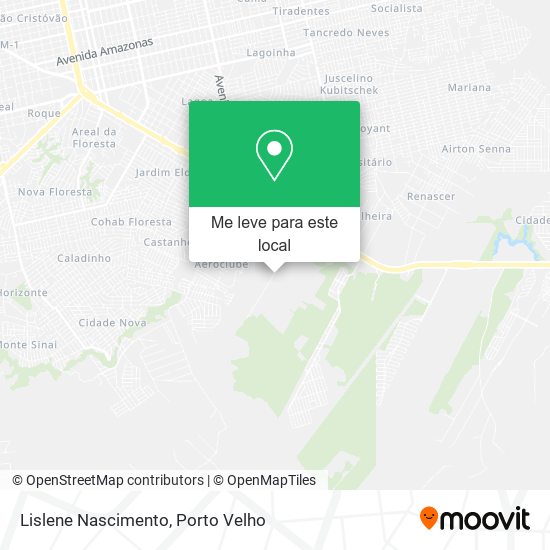 Lislene Nascimento mapa