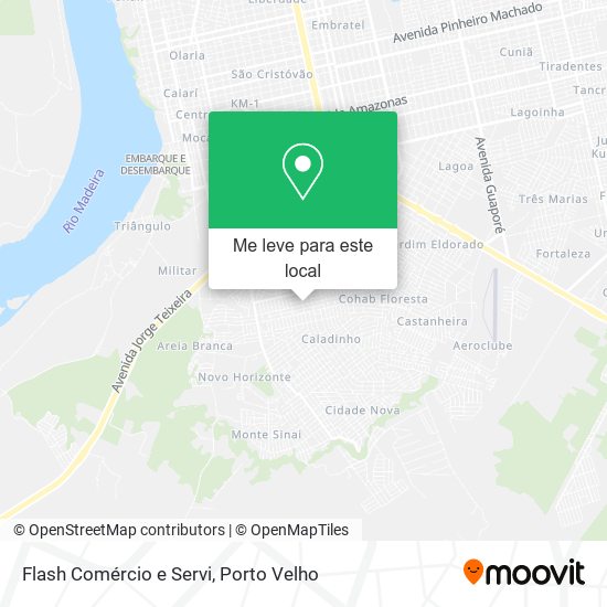 Flash Comércio e Servi mapa