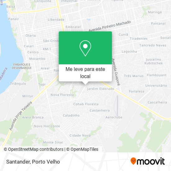 Santander mapa