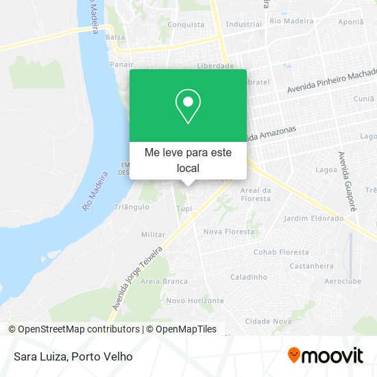 Sara Luiza mapa