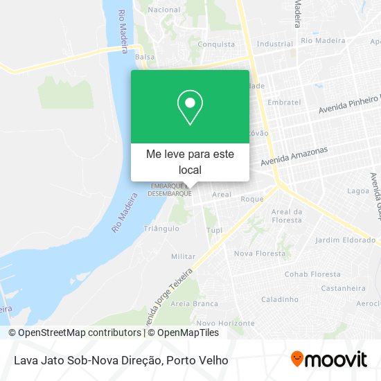 Lava Jato Sob-Nova Direção mapa