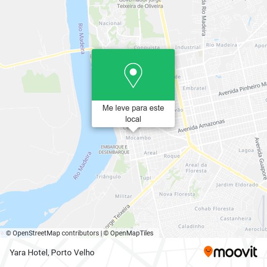 Yara Hotel mapa