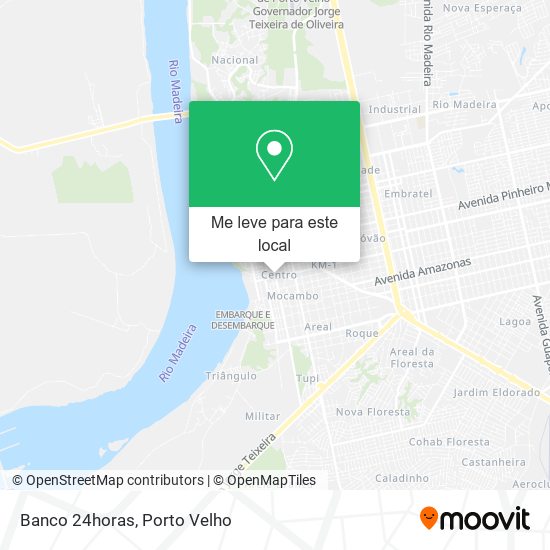 Banco 24horas mapa