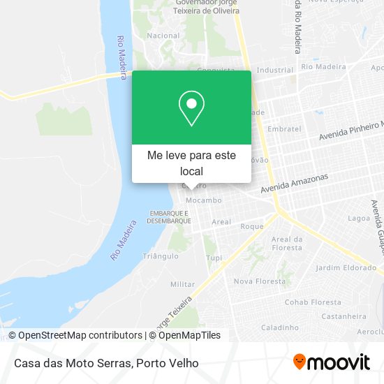 Casa das Moto Serras mapa