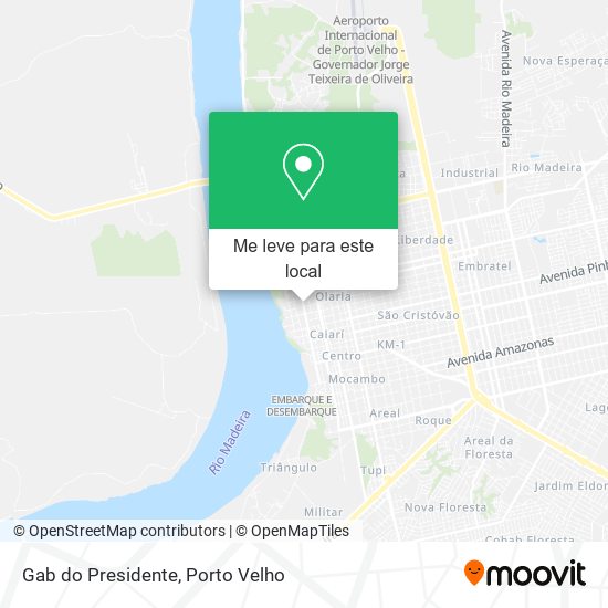 Gab do Presidente mapa