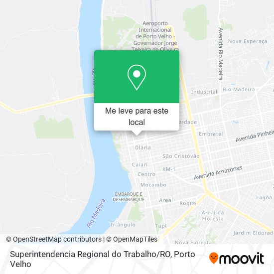 Superintendencia Regional do Trabalho / RO mapa