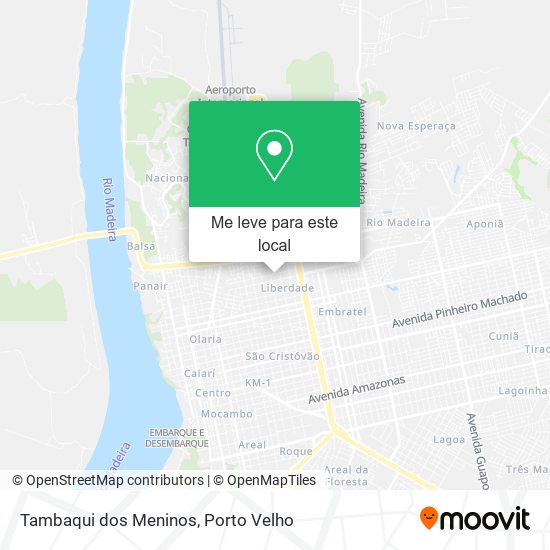 Tambaqui dos Meninos mapa