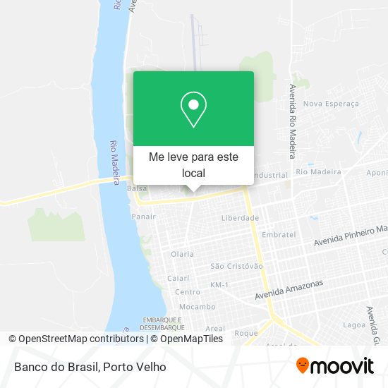 Banco do Brasil mapa