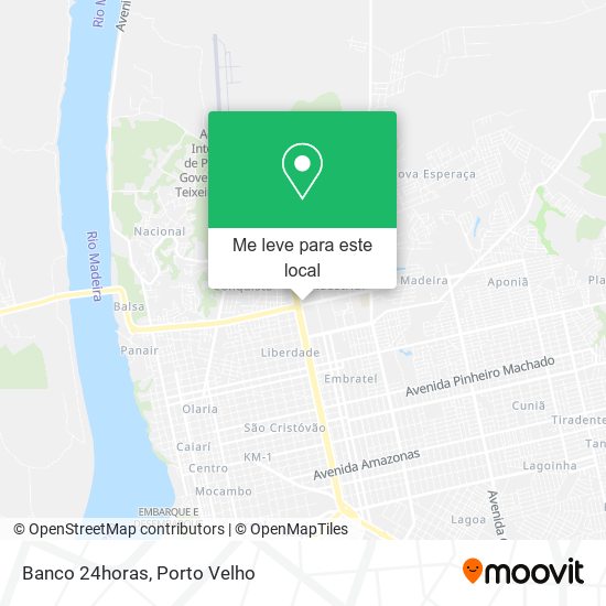 Banco 24horas mapa