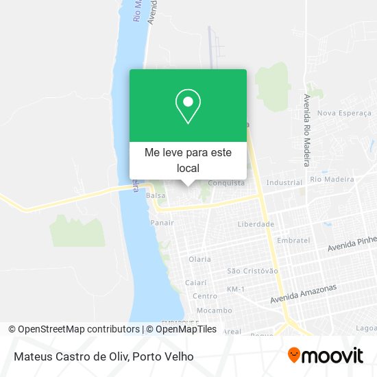 Mateus Castro de Oliv mapa