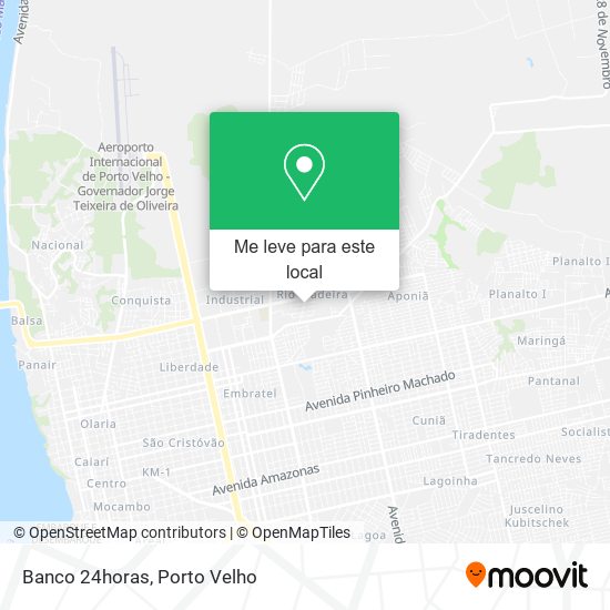 Banco 24horas mapa