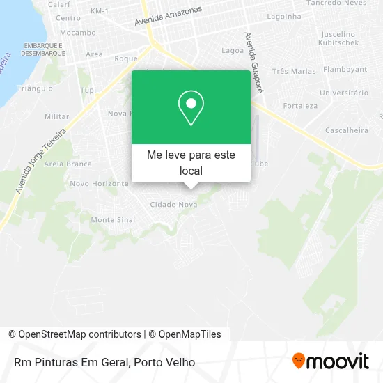 Rm Pinturas Em Geral mapa