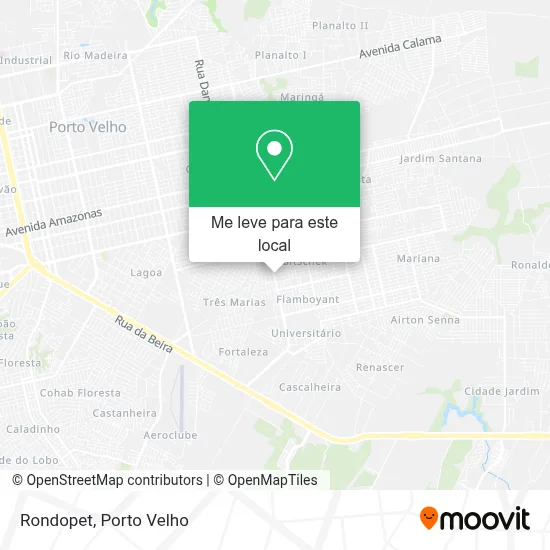 Rondopet mapa