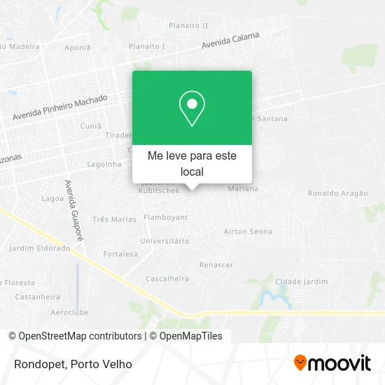 Rondopet mapa
