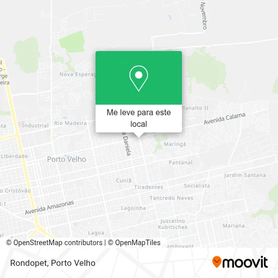 Rondopet mapa