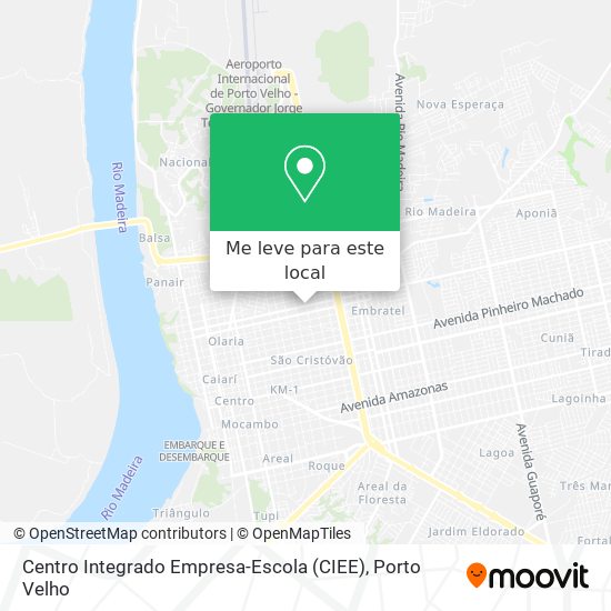 Centro Integrado Empresa-Escola (CIEE) mapa