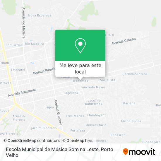 Escola Municipal de Música Som na Leste mapa
