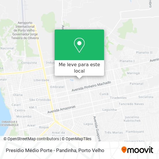 Presídio Médio Porte - Pandinha mapa