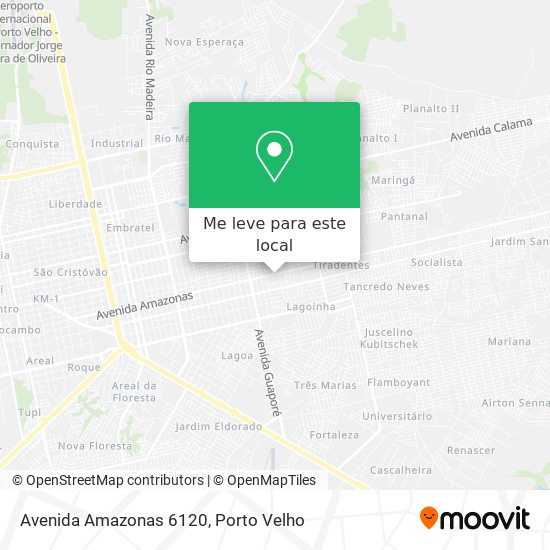 Avenida Amazonas 6120 mapa