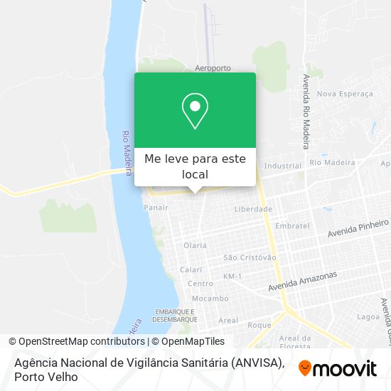 Agência Nacional de Vigilância Sanitária (ANVISA) mapa