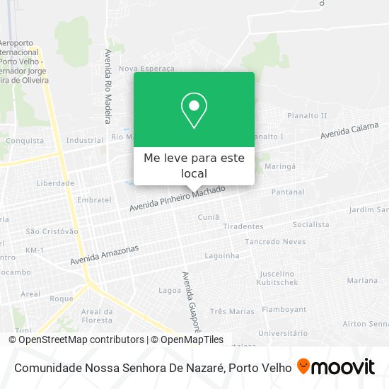 Comunidade Nossa Senhora De Nazaré mapa
