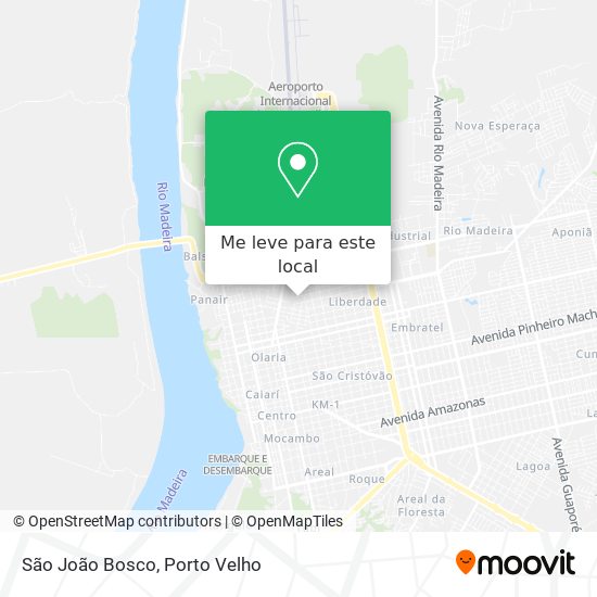 São João Bosco mapa