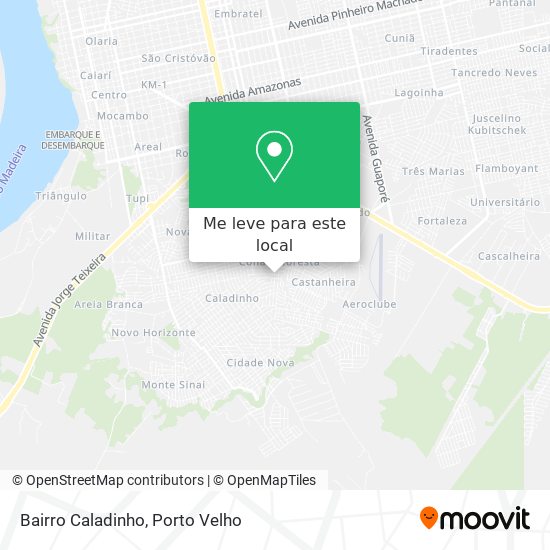 Bairro Caladinho mapa