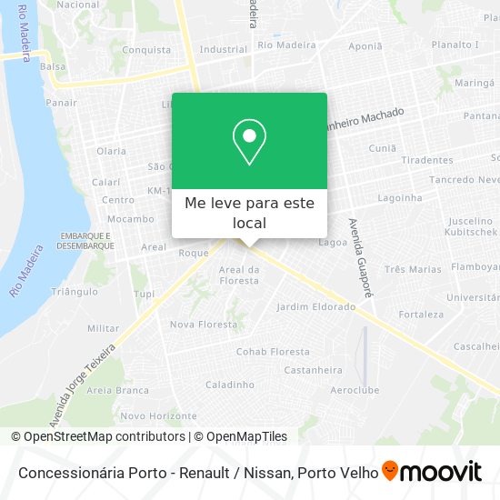 Concessionária Porto - Renault / Nissan mapa